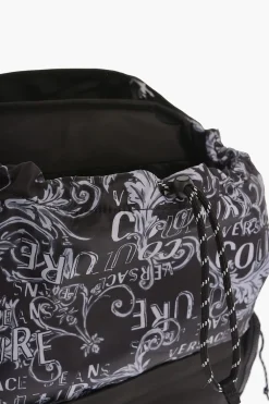 New JEANS COUTURE Zaino a Multitasca con Logo Ripetuto Uomo Zaini