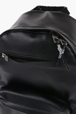 Sale JEANS COUTURE Zaino in Ecopelle Martellata con Logo Argentato Uomo Zaini