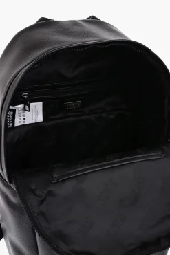 Sale JEANS COUTURE Zaino in Ecopelle Martellata con Logo Argentato Uomo Zaini