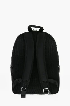 JEANS COUTURE Zaino in Nylon a Tinta Unita con Dettaglio Logato></noscript>Versace Outlet
