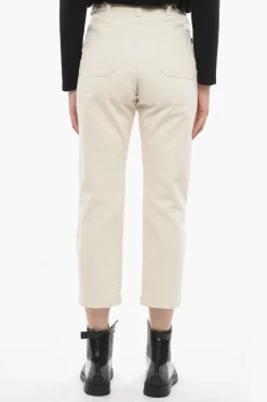 Hot Jeans Crop a Gamba Diritta Donna Jeans