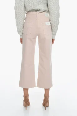 Best Jeans Crop THE ETTA a Gamba Ampia e Vita Alta 25cm Donna Jeans