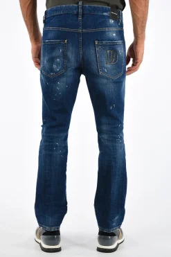 Jeans CROPPED FLARE in Denim Stretch 20cm>Dsquared2 Hot
