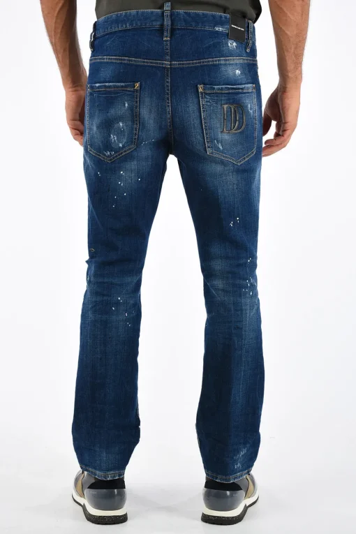 Jeans CROPPED FLARE in Denim Stretch 20cm>Dsquared2 Hot