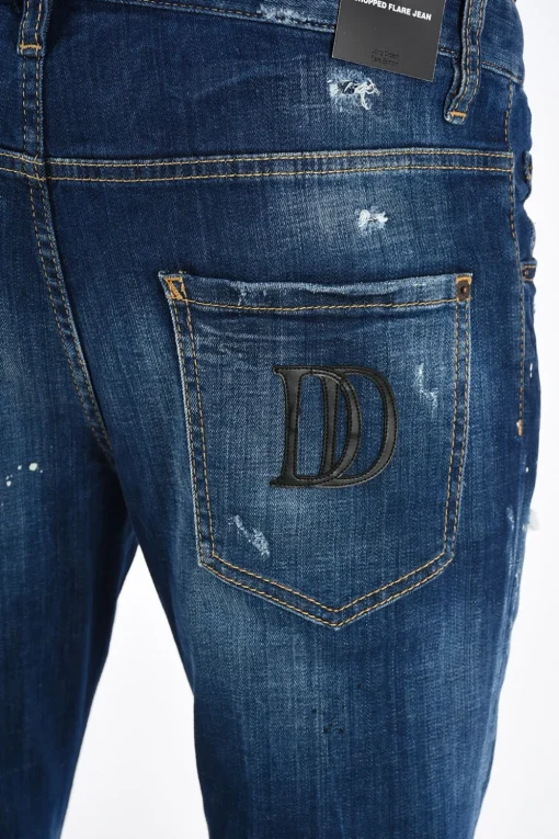 Jeans CROPPED FLARE in Denim Stretch 20cm>Dsquared2 Hot