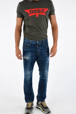 Jeans CROPPED FLARE in Denim Stretch 20cm></noscript>Dsquared2 Hot