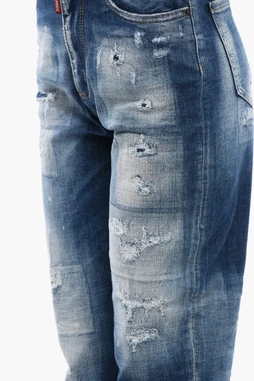 Best Jeans Delavè 80'S Fit con Dettagli Distressed 14cm Donna Jeans