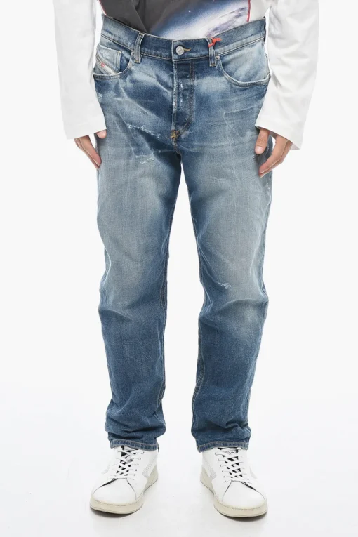 Best Jeans D-FINING Tapered Fit con Strappi L.32 Uomo Jeans