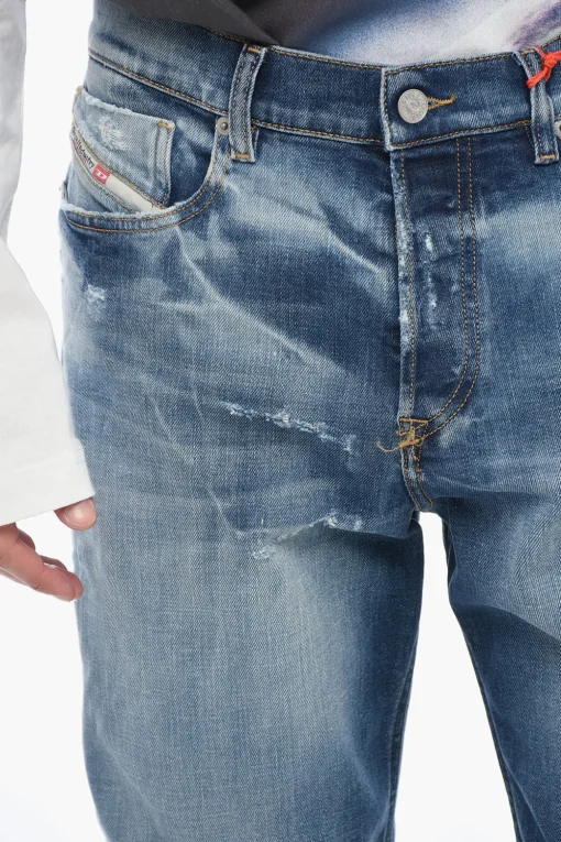 Best Jeans D-FINING Tapered Fit con Strappi L.32 Uomo Jeans