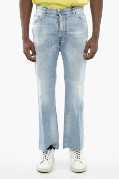 Jeans Distressed a Lavaggio Chiaro>Dsquared2 Hot