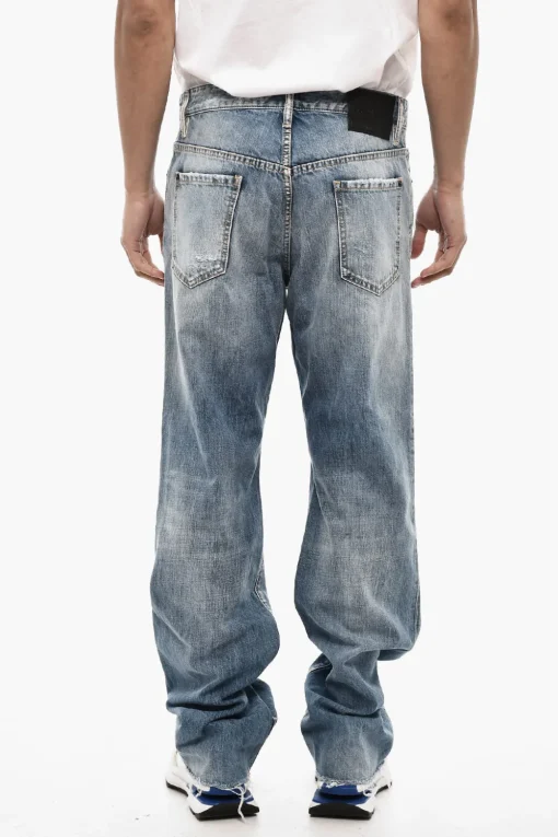 Jeans Distressed Baggy Fit a Vita Regolare>Dsquared2 Best