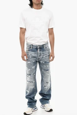 Jeans Distressed Baggy Fit a Vita Regolare></noscript>Dsquared2 Best