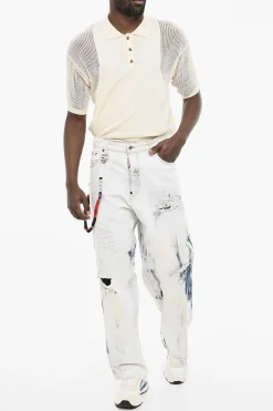 Jeans Distressed in Effetto Acid Wash></noscript>Dsquared2 Online