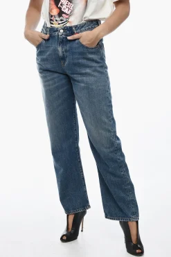 New Jeans D-REGGY Loose Fit con Gamba Diritta L.32 Donna Jeans