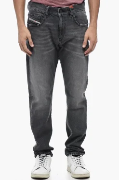 New Jeans D-STRUKT con Effetto Distressed 17cm Uomo Jeans