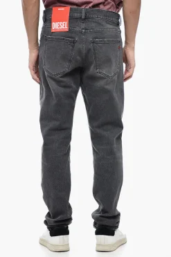 New Jeans D-STRUKT con Effetto Distressed 17cm Uomo Jeans
