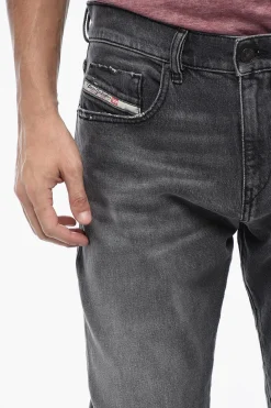 New Jeans D-STRUKT con Effetto Distressed 17cm Uomo Jeans
