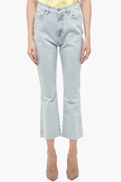 Jeans Elasticizzato Lavaggio Chiaro con Orlo a Taglio Vivo>Seven Best