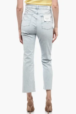 Jeans Elasticizzato Lavaggio Chiaro con Orlo a Taglio Vivo>Seven Best