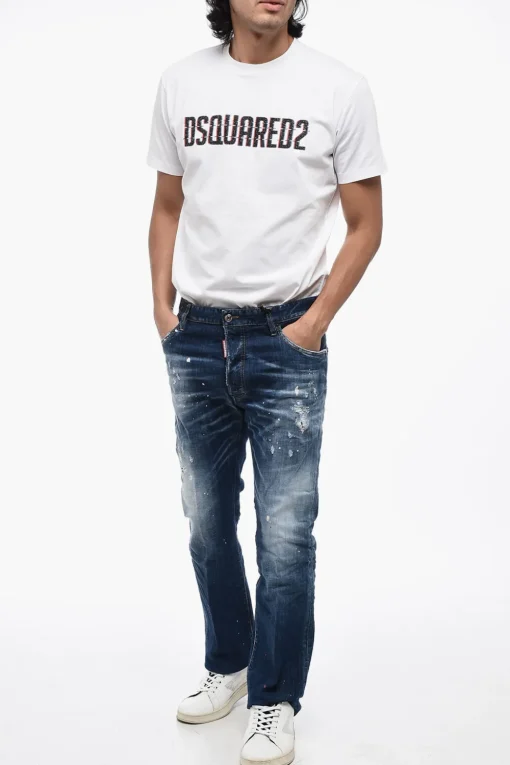 Jeans FLARE BOOTCUT Effetto Vintage 22cm>Dsquared2 Online