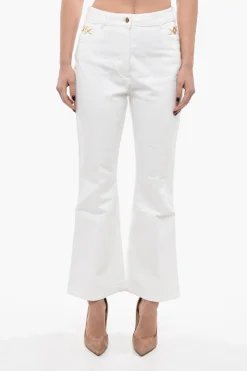 Best Jeans Flare Fit Con Dettagli Gioiello 28cm Donna Jeans