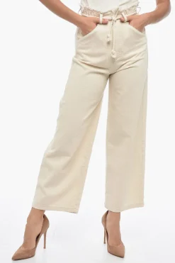 Jeans GIOIA a Gamba Ampia con Frange>Two women in the world Clearance