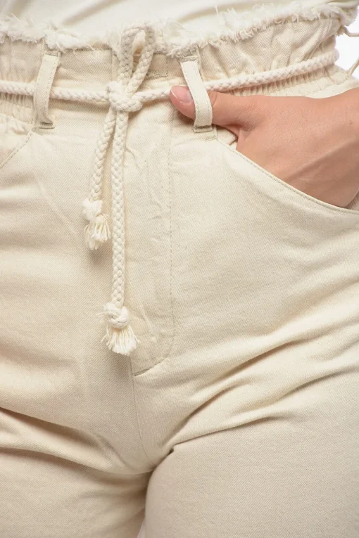 Jeans GIOIA a Gamba Ampia con Frange>Two women in the world Clearance