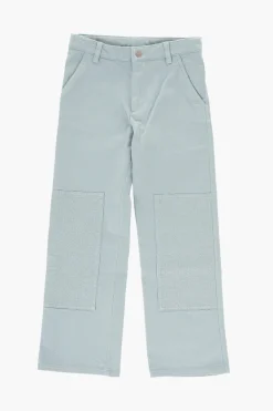 Jeans in Twill di Cotone con Bottone Logato>Dior Kids Sale
