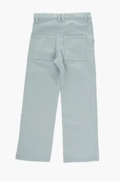 Jeans in Twill di Cotone con Bottone Logato></noscript>Dior Kids Sale