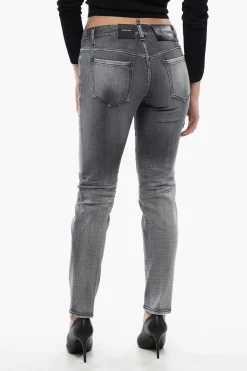 Best Jeans Jennife Fit in Denim Stone Washed 15cm Donna Jeans