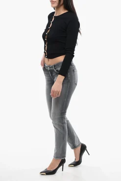 Best Jeans Jennife Fit in Denim Stone Washed 15cm Donna Jeans
