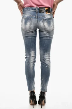 Jeans JENNIFER Bleached Distressed>Dsquared2 Discount