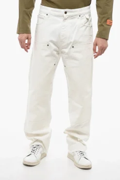 Jeans JOHN a Gamba Ampia con Applicazione sul Retro>Darkpark Outlet