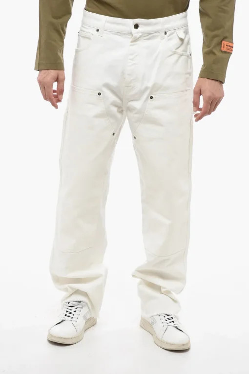 Jeans JOHN a Gamba Ampia con Applicazione sul Retro>Darkpark Outlet