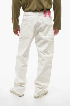 Jeans JOHN a Gamba Ampia con Applicazione sul Retro>Darkpark Outlet