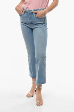 Fashion Jeans LE ONE Cropped Mini Boot Donna Jeans