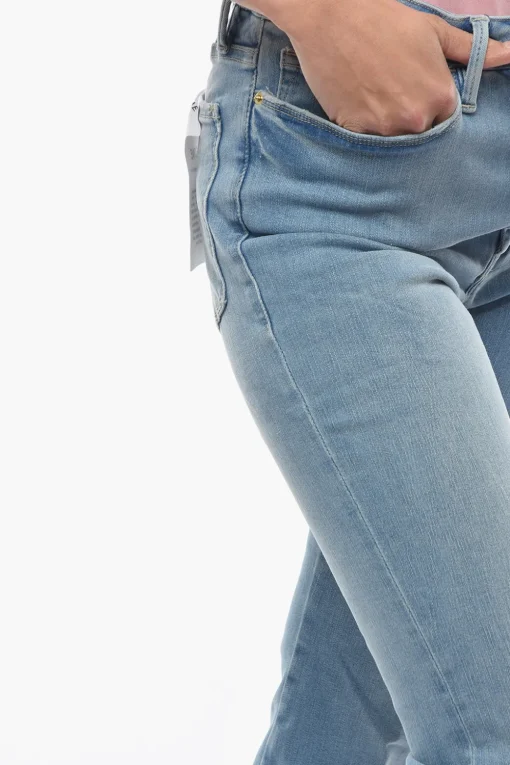 Fashion Jeans LE ONE Cropped Mini Boot Donna Jeans