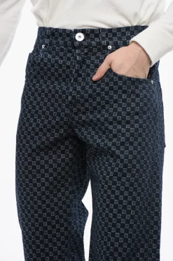 Jeans Loose Fit con Motivo Monogram></noscript>Balmain Clearance