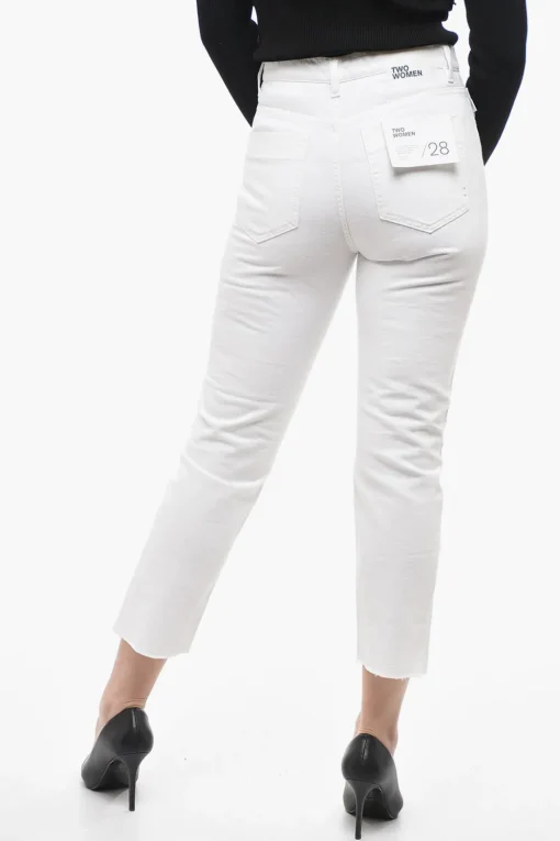Jeans MARGHE a Lavaggio Chiaro ad Orlo Sfrangiato 17,5cm>Compagnia del Denim New