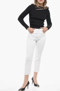 Jeans MARGHE a Lavaggio Chiaro ad Orlo Sfrangiato 17,5cm></noscript>Compagnia del Denim New