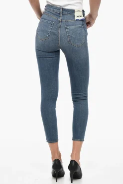Sale Jeans MARGOT Elasticizzato a Vita Alta 12cm Donna Jeans