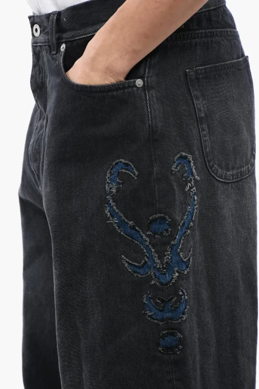 Jeans NATURELOVER Super Baggy Fit A Vita Alta>Off-White New