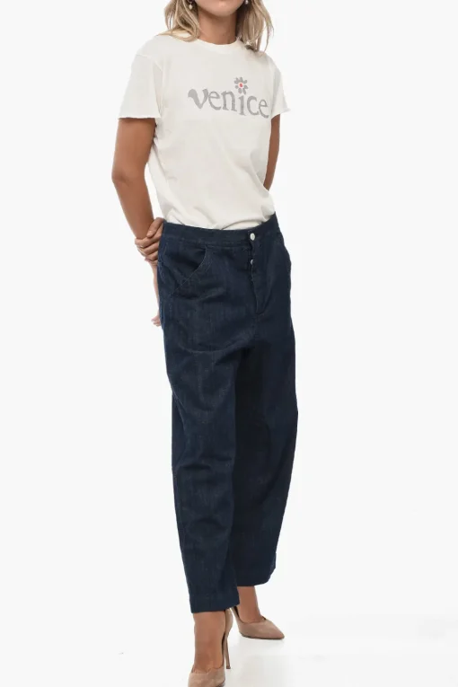 Jeans NOLITA a Gamba Ampia con Lavaggio Scuro 27cm>Sibel Saral Outlet