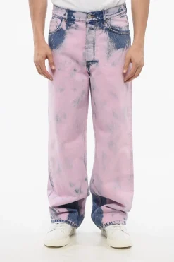 Hot Jeans PINE in Denim Tie Dye 25cm Uomo Jeans
