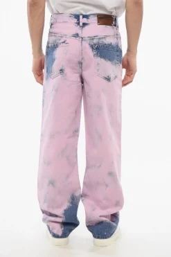 Hot Jeans PINE in Denim Tie Dye 25cm Uomo Jeans