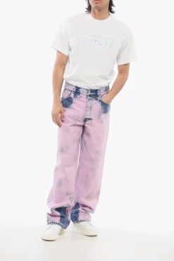 Hot Jeans PINE in Denim Tie Dye 25cm Uomo Jeans