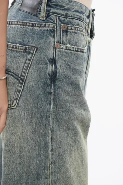 Jeans Regular Fit CLINTON con Lavaggio Vintage 21cm></noscript>R13 Sale