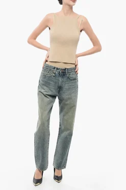 Jeans Regular Fit CLINTON con Lavaggio Vintage 21cm></noscript>R13 Sale