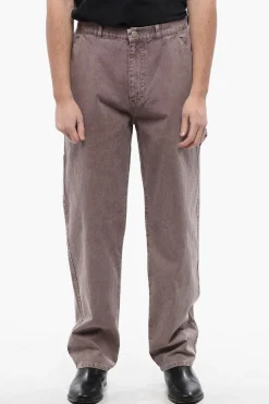 Outlet Jeans Regular Fit Con Logo Ricamato Uomo Jeans