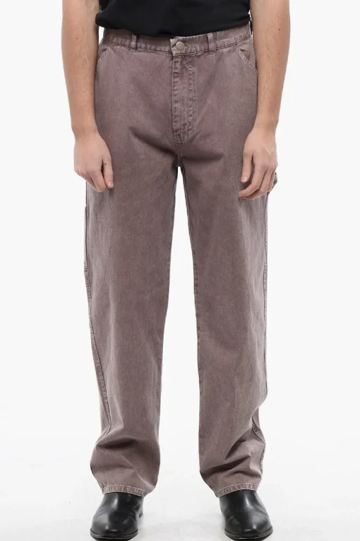 Outlet Jeans Regular Fit Con Logo Ricamato Uomo Jeans